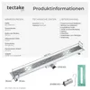 canale doccia in acciaio inox tectake® facile da pulire Anteprima dell’immagine prodotto 6