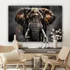 MuchoWow® - Leinwandbilder - Elefant - Aquarell - Wildtiere Produktbild-Vorschau 7