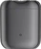 A close-up, studio shot of a dark gray electric shaver. Náhled obrázku produktu