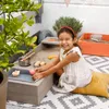 MUDDY BUDDY® Sandkasten „Flexy Style“ warmgrau - lachs Produktbild-Vorschau 3
