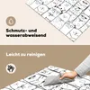 KitchenYeah© Herdabdeckplatte Schamhaft - Katze - Schleife Produktbild-Vorschau 2