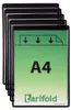 Tableau magnétique A4 noir uni ( 1 lot de 5 ) Voir les images du produit 1