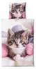MF beddengoed, kattenmotief, baby, 80 g/m² Productafbeelding-voorbeeld 2
