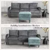 okwish Relaxsofa,4-Sitzer Sofa mit Hocker & Produktbild-Vorschau 4