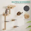 7tlg. Kletterwand Katzen Set, Katzenmöbel mit Kratzbäume, Produktbild-Vorschau 4