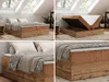MKS MEBLE Boxspringbett, Polsterbett WOOD ZERO ohne Produktbild-Vorschau 2