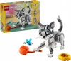 LEGO Creator 3-in-1 Grijze Kat - Model dat omgebouwd kan Productafbeelding-voorbeeld 3