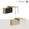 Rohový stôl Vicco Notivo Kašmír 135 x 55 cm s kartotékou, Náhľad obrázku produktu 8