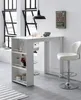 Bartisch  Weiß 120 x 107,5 x 60 cm Stehtisch Holz Produktbild-Vorschau 3