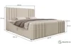 Emlar Boxspringbett Sava MAX 160x200 - Bett mit Matratze Produktbild-Vorschau 6