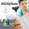 Nassrasierer 3-Klingen-Rasierer für Unisex, Edelstahl, Produktbild-Vorschau 4