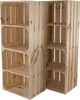 4x NATUR HOLZKISTEN hochkant mit Regalbrett / NEU / helle Produktbild-Vorschau 1