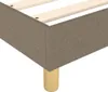 vidaXL Boxspringbettgestell Taupe 120x200 cm Stoff Produktbild-Vorschau 6