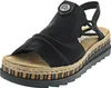 Rieker Damen Keilsandalette Sandale Modeschuh schwarz 40 Produktbild-Vorschau 87