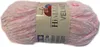 A ball of pink and white velvet yarn. Produktbild-Vorschau