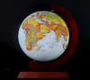 Globe politique et physique, 32 cm. Éclairé. Cadre en bois. Voir les images du produit 2