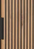 Badezimmer Hochschrank XANTEN-56 in anthrazit mit Eiche Nb. Produktbild-Vorschau 4
