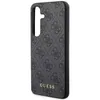 A close-up side view of a black and gray patterned phone case with a gold logo and text. Podgląd zdjęcia produktu