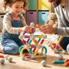 Malplay - Tubi magnetici 3D da costruzione, 42 pezzi, Anteprima dell’immagine prodotto 12