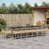 The Living Store 17-tlg. Garten-Essgruppe mit Kissen Produktbild-Vorschau 2