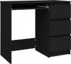 vidaXL Schreibtisch Schwarz 90x45x76 cm Holzwerkstoff Produktbild-Vorschau 4