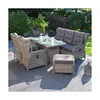 »Bilbao« Dininglounge, Polyrattan, braun, für 7 Personen Produktbild-Vorschau 1