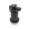 A black satellite LNB with a silver base is shown against a white background. Produktbild-Vorschau