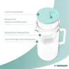 A diagram of a water filter jug with labels pointing out its features. Náhled obrázku produktu