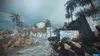 A scene from a video game with a house, palm trees, and graffiti-covered walls. Produktbild-Vorschau