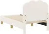 vidaXL Kinderbettgestell mit Kopfteil Creme 70 x 140 cm Produktbild-Vorschau 7