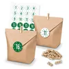itenga SET Adventskalender 24x Tüten + Klammern + Produktbild-Vorschau 1