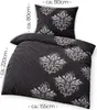Biancheria da letto in flanella fine nera (ornamento) 2 Anteprima dell’immagine prodotto 7