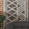 TT Home Wohnzimmer Schlafzimmer Teppich Hochflor Fransen Produktbild-Vorschau 4