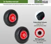 2x Sackkarrenrad Pannensicher 260x85 mm 3.00-4 60mm Produktbild-Vorschau 2