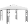 vidaXL Pavillon 3x3 m Weiß 180 g/m² Produktbild-Vorschau 5