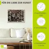ARTland Leinwandbild Fensterblick - Kirschblüten mit Amsel Produktbild-Vorschau 2
