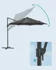 Konzolový slunečník, ∅300cm, 28 solárních LED světel, UPF Náhled obrázku produktu 5