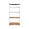 Stylowy metalowy regał z 5 półkami Solidne rozwiązanie do Podgląd zdjęcia produktu 8