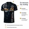 Herren T-Shirt | Sommershirt | Batik Optik | 2879 Schwarz Produktbild-Vorschau 8
