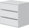 Schubkasteneinsatz >Arc< in Weiß - 60x57x44 (BxHxT) Voir les images du produit 1