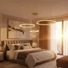 XUDO LED Pendelleuchte 3-Ring 72W Gold, Dimmbar per Produktbild-Vorschau 2