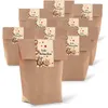 25 braune natur weihnachtliche Verpackung Geschenk-Tüten Produktbild-Vorschau 3