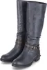 Rieker, Damenstiefel, Blau, 41 EU, Langschaft, Blockabsatz, Produktbild-Vorschau 13