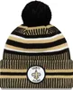 NFL New Orleans Saints Sideline 2019 Bobble Wollmütze Produktbild-Vorschau 1