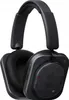A pair of black headphones shown from a diagonal angle. Voir les images du produit
