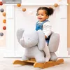 NATTOU Balançoire éléphant en peluche taupe 10m+ Voir les images du produit 11