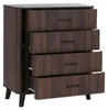 Commode HWC-P42, buffet, 4 tiroirs, MDF 92 x 80 x 40 cm ~ Voir les images du produit 12
