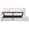 Stauraumbett mit LED-Beleuchtung, Aufbewahrung, Lattenrost, Produktbild-Vorschau 12