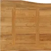 vidaXL Tischplatte mit Baumkante 80x80x3,8 cm Massivholz Produktbild-Vorschau 4