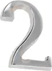 KOTARBAU® Chiffre "2" Chrome Autocollant 5 cm en laiton Voir les images du produit 5